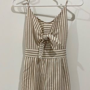 A Beige Summer Romper
